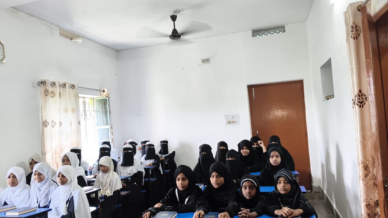 In the school classroom