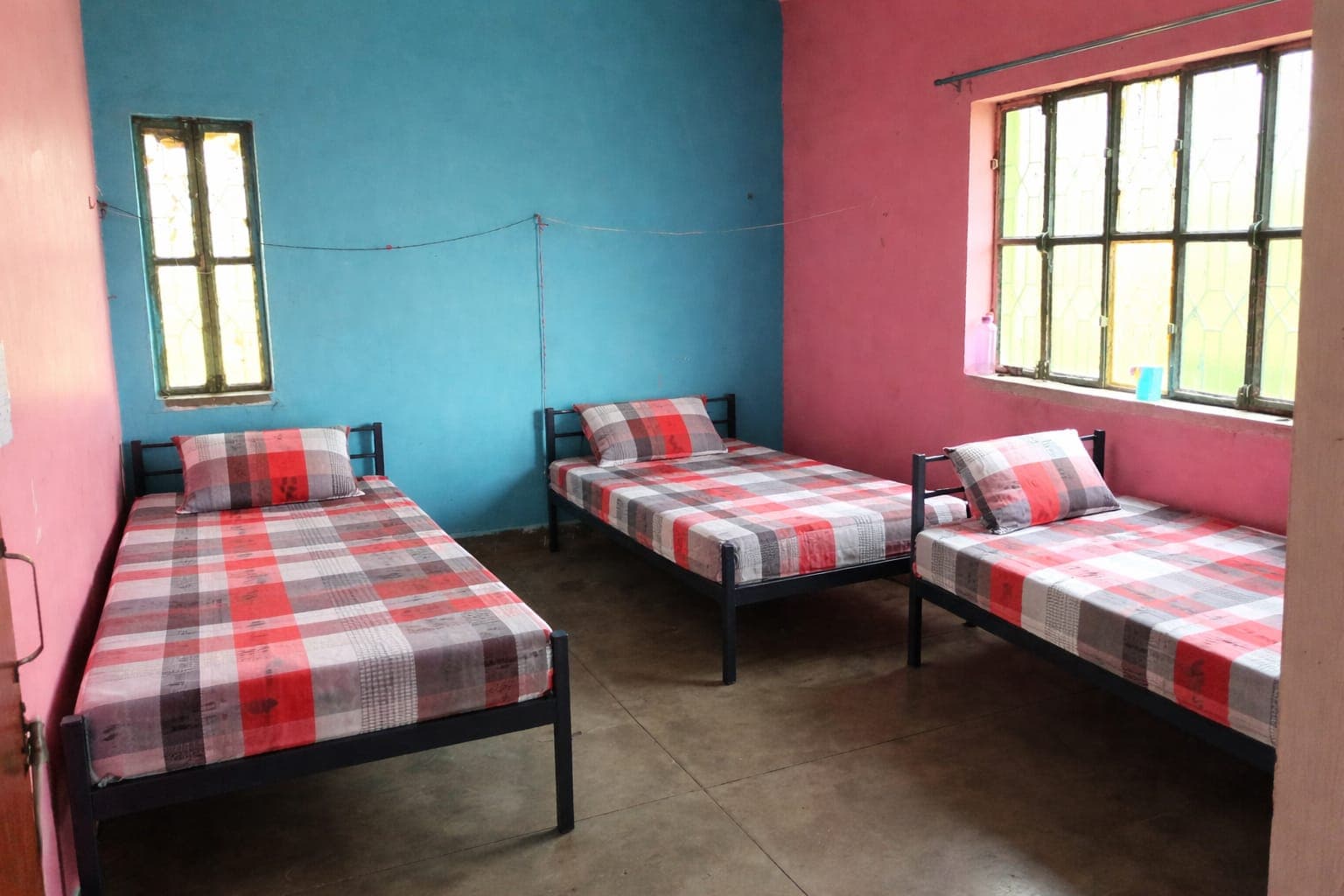 A room in the academy hostel